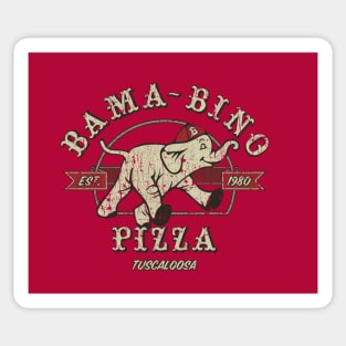 Bama-Bino Pizza 1980 Sticker